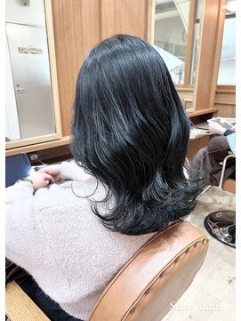 スイート ヘアデザイン(Suite HAIR DESIGN) 就活カラー ブルーブラック 【stylist：Yumi】