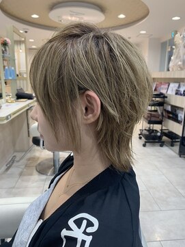 アッシュ 仙川店(Ash) メンズライクショートウルフ/前髪ありショートウルフ 束感セット