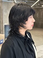 ピークアブー 原宿ハラカド(PEEK-A-BOO) 黒髪/パーマ/ウルフパーマ/デジタルパーマ/前髪あり