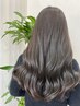 《当日予約限定マイクロバブル付き》カラー＋集中ヘアパックトリートメント