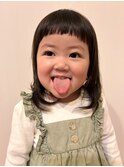 親子で笑顔こぼれる、キッズカット