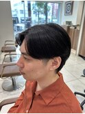 毛流れセンターパート