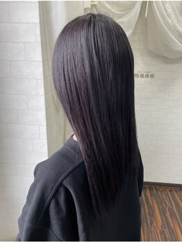 ヘアークリエイト マァーノ(Hair create mano)の写真/髪に優しいエドルカラーでダメージレスで透明感のある美髪に◇#イヤリングカラー#ハイライト