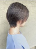 イメチェン/ホワイトブロンド/外ハネボブ/美髪/蟹江/蟹江駅