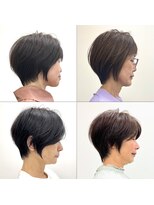 テルミークリニカルデザイン 北千里 ショート40代50代襟足短めひし形