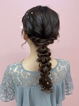 シーズン 大阪(SEASON) 【ヘアセット】編みおろし/カジュアルアレンジ/梅田駅