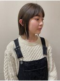 切りっぱなしボブ