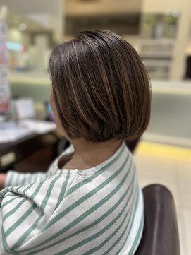 プランタンシエル(printemps CIEL) ボブ×ハイライト