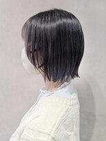 エンクス(enx)&nbsp;着物ヘア/ダークアッシュ/ミディアムレイヤーカット/鶴ヶ峰HK13