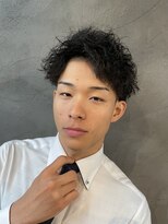 宮崎理容院 オークス店 【メンズ】アップバングショート1