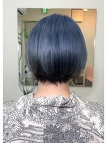 ヘアーサロンアンク(hair salon anc)&nbsp;アンブレラカラー（ブルーシルバー）