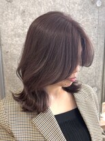 アヤラグランスパ 船橋店(AyaLA GRAN SPA)&nbsp;【福田隆晃】ミディアムレイヤー/ミルクブラウン/ダークパープル