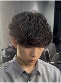 波巻きシャドウパーマ/波巻きツイストスパイラル/シャドウパーマ