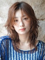カライング(ing) 大人可愛い顔周りレイヤーボブウルフカットミディアム◎20代30代