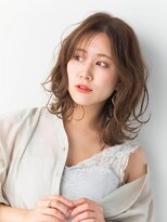 ヴォーグヘアーワークス(VOGUE hairworks)&nbsp;ゆるふわミディアムボブ