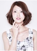 ≪≪ウェーブ感のある大人落ちつきのボブスタイル≫≫
