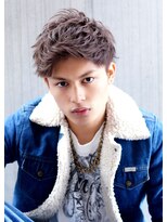 アクロス(AKROS)&nbsp;スラッシュバング×ツーブロックマッシュ