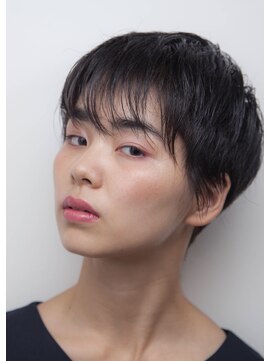 ヘアメイク エイト キリシマ(hair make No.8 kirishima) 黒髪　ジェンダーレス　ショート