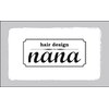 ナナ ヘアデザイン(nana hair design)のお店ロゴ