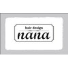 ナナ ヘアデザイン(nana hair design)のお店ロゴ