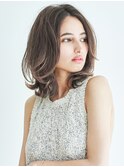 ☆ グレージュ ＆ 毛束感 ☆小顔 オン眉ひし形シルエット☆