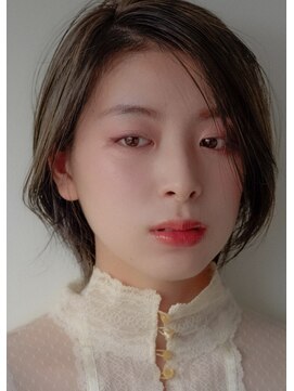 ヘアメイク エイト キリシマ(hair make No.8 kirishima) 《hair make No.8・中村》センターパートショート