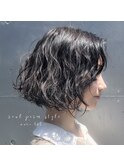 【恵比寿】前下がりボブ×立体感ウェーブパーマ