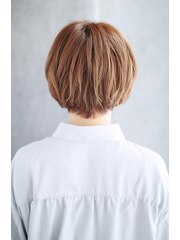 前髪イメチェンくびれイヤリングカラー美髪ラベンダーカラー/036