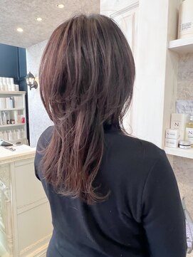 キャアリー(Caary) 福山市美容室Caary人気 似合わせネオウルフスタイル