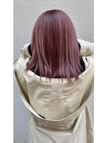 プルエクステのお店ネクスト(NEXT)&nbsp;#ダブルカラー #ケアブリーチ #ピンクアッシュ