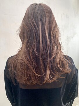 アルバム 渋谷パルコ(ALBUM) インナーピンク_グレージュカラーボブウルフ_ba342191