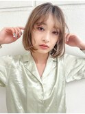 ［ボブ］流行り顎ラインボブスタイル☆