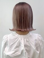 アルバム 渋谷パルコ(ALBUM) ピンクベージュ_グレージュカラーボブウルフ_ba363822