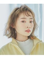 ビアンコカーロ 用賀店(Bianco caro)&nbsp;ウェービーボブ/シルキーベージュ/20代30代