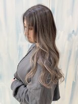 アップ(A+hair) グレージュカラー_イルミナカラー_ハイライトカラー_三宮_神戸