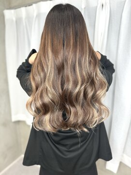 アルマバイロサ(ALMA by ROSA) ナチュラルハイライト+シールエクステ　担当SE-YA