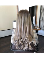 リピュア(Re:PURe)&nbsp;**アッシュベージュホワイトライトチップエクステ**