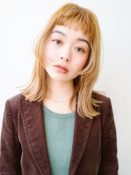 ロンドアンメゾン 原宿(Lond un Maison.) ブリーチハイトーンホワイトグレージュダブルカラーボブ/原宿