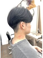 サロンドジョー(salon de joe) ツイストスパイラルパーマメンズマッシュ刈り上げ 奥東巧真