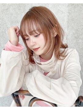 オブヘアー オモテサンドウ(Of HAIR OMOTESANDo) ミディアムレイヤー／顔まわりレイヤー／ミディアムウルフ