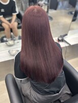 ペレ 栄店(PELE) デザインカラー/レイヤーカット/ウェットヘア/オリーブベージュ