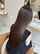 シカ 神戸三宮元町店(Cica)&nbsp;髪質改善 UPTOGLOSS 三宮 神戸 艶髪 ロング ストレート ベージュ