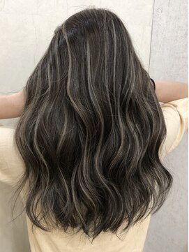 エトラ 渋谷店(etora) 小顔 ネビージュグレージュハイライトカラー◎