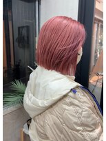 アクト 仙台店(ACT)&nbsp;10代20代30代ピンクベージュ切りっぱなしボブ