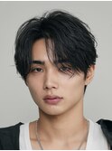 天神センタパートニュアンスパーマツーブロックメンズパーマ