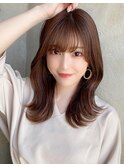 【福岡初出店☆AFLOAT 福岡】小顔前髪ありくびれレイヤーカット