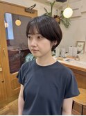 くびれヘア/アプリコットオレンジ/夏のヘアアレンジ/恵比寿