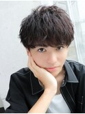 王道ツイストスパイラルマッシュ 波打ち 無造作