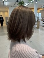 グランデュール 東静岡池田店(GRANDEUR)&nbsp;東静岡ショートボブくびれショートイルミナカラー顔周りレイヤー