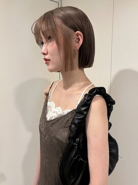 ペレ アネックス 大阪梅田茶屋町店(PELE ANNEX) ホワイトグレージュ/デジタルパーマ/チェリーブラウン/梅田